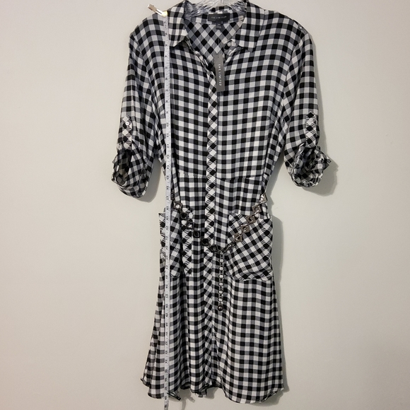 NWT!  The Limited Gingham Twill Black 3/4 Sleeve Size 10P - Picture 4 of 13